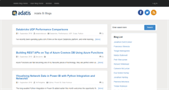 Desktop Screenshot of blogs.adatis.co.uk