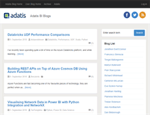 Tablet Screenshot of blogs.adatis.co.uk